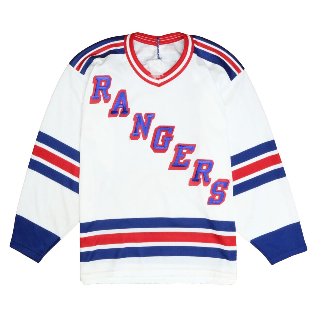 CCM 8000 Hockey Jersey Rangers White Jr S/M