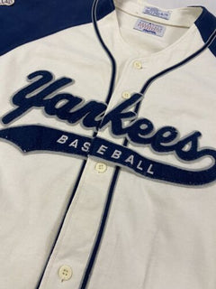 Vintage 90s New York Yankees Baseball Jersey Starter Size L