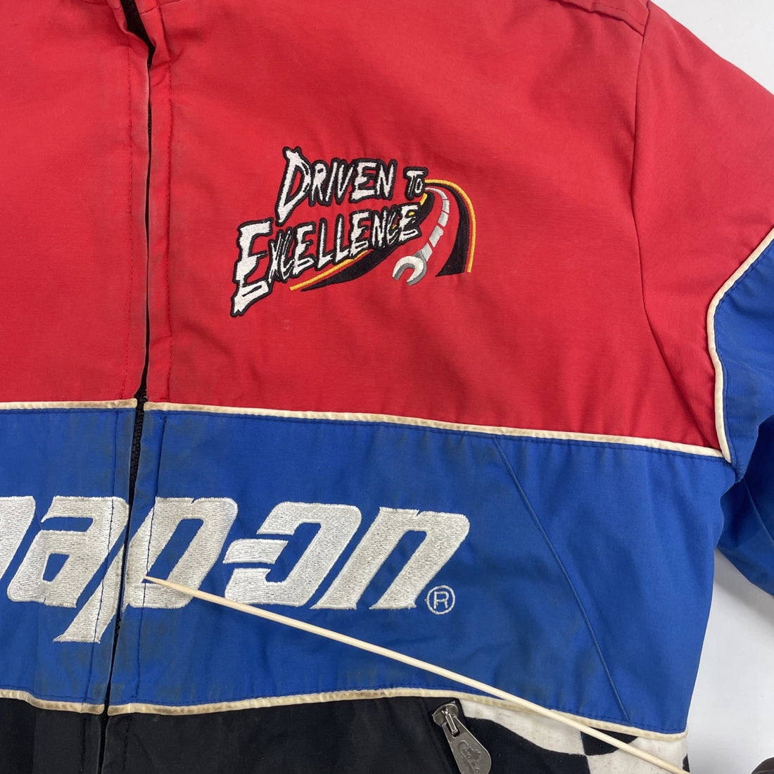 Vintage Snap-On Racing Jacket Size Medium Driven To Excellence