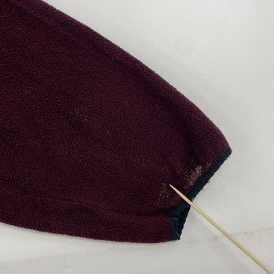 Vintage Woolrich Pullover Fleece Jacket Size Large Red
