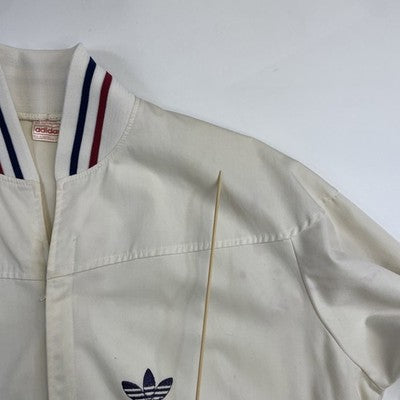 Vintage Adidas Trefoil Bomber Jacket Size Large 70s 80s