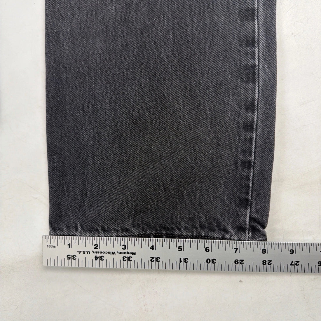 Vintage Levi Strauss & Co 501 Denim Jeans Pants 33 X 34 Black