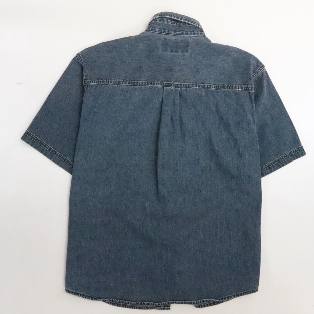 Harley Davidson Motorcycles Denim Short Sleeve Shirt Size Large