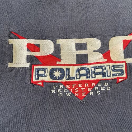 Vintage Pro Polaris Crewneck Sweatshirt XL Embroidered Snowmobile