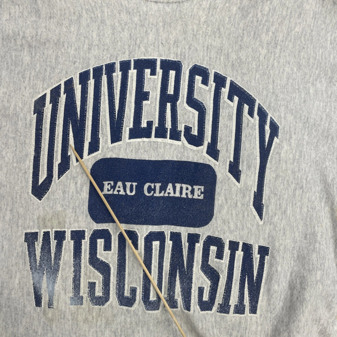Vintage Wisconsin University Eau Claire Crewneck Sweatshirt Size 2XL Distressed