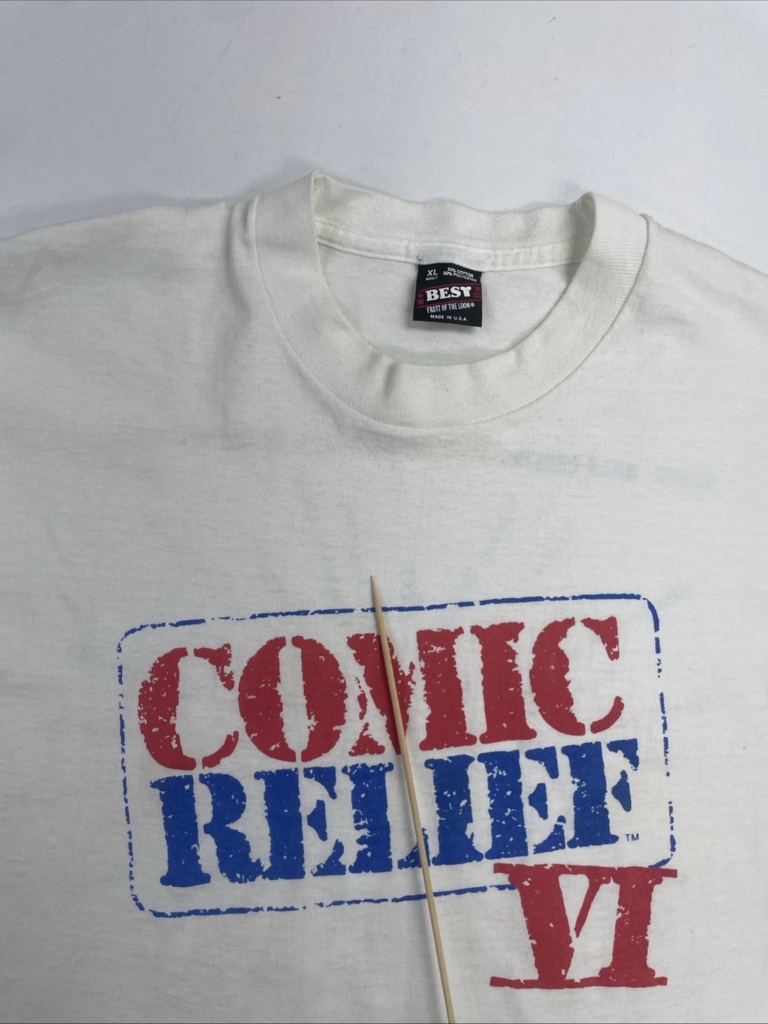 Vintage Comic Relief VI T-Shirt Size XL Comedy Robin Williams Whoopi Goldberg