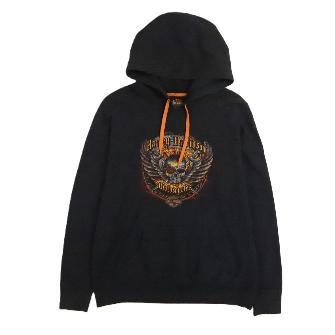 Harley Davidson Motorcycles Skull Sweatshirt Hoodie Size Large