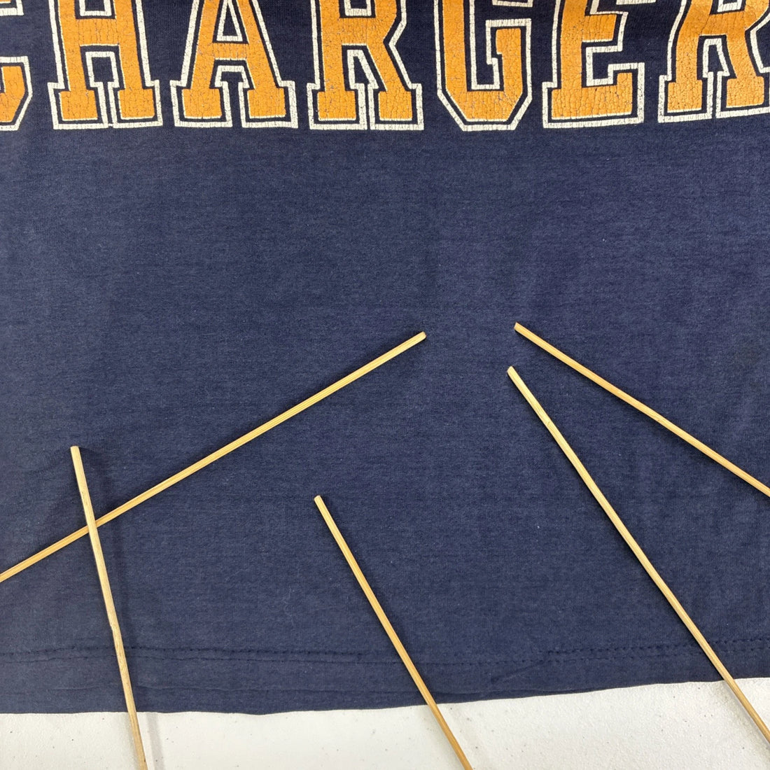 Vintage San Diego Chargers Logo 7 Raglan Jersey T-Shirt Size XL