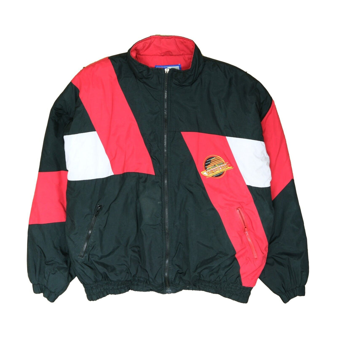 Vintage 1990s Vancouver Canucks Starter Pullover Jacket Size 