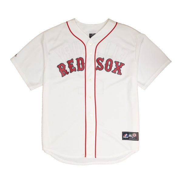 Boston Red Sox Coco Crips Throwback Y2K Majestic MLB Baseball Jersey Size  Small