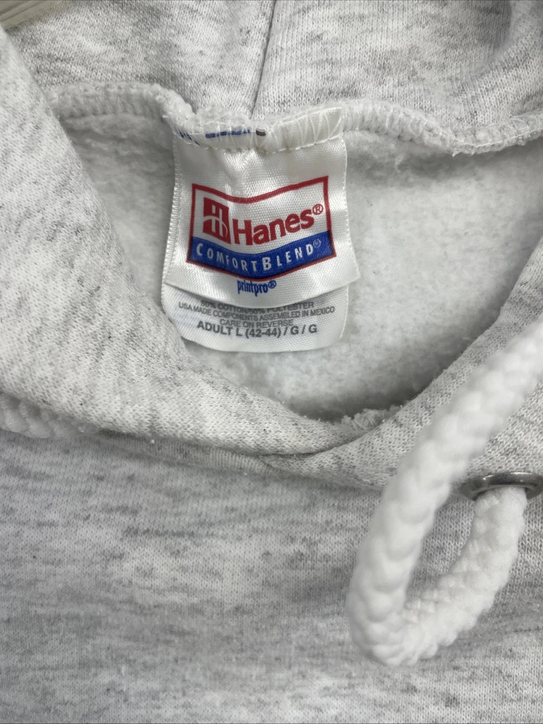 The Beatles Sweatshirt Hoodie Size Large Spell Out Gray