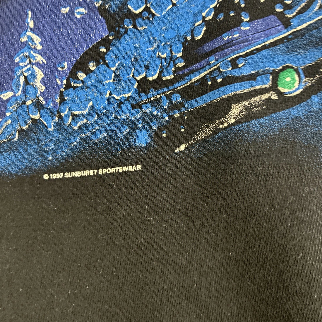 Vintage St. Germain Snowmobile Spell Out Crewneck Sweatshirt Size 2XL