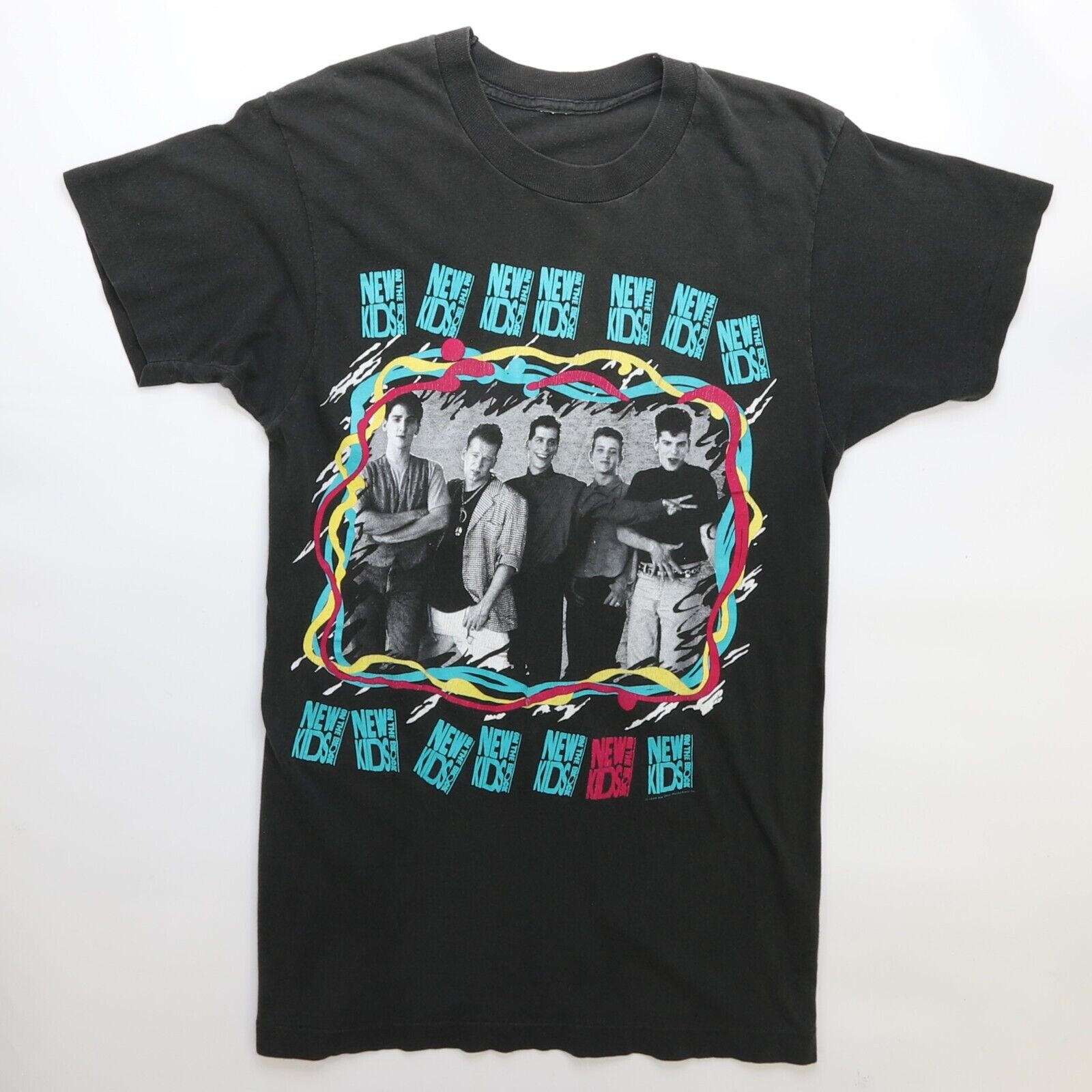 Vintage 1989 New Kids on the Block On Tour band hotsell tshirt