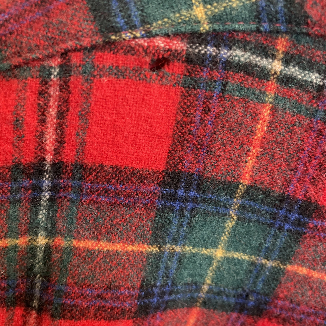 Vintage Pendleton Wool Lodge Button Up Shirt Size Large Red