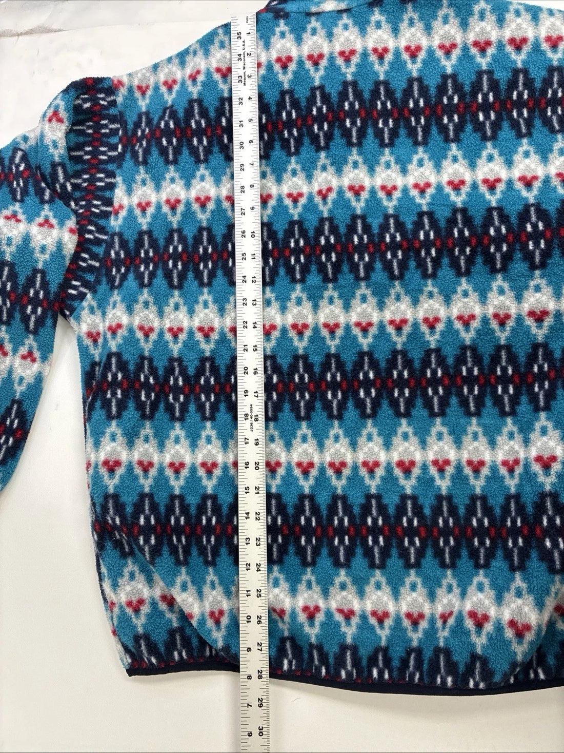 Patagonia Aztec Synchilla Snap T Fleece Jacket Size Large