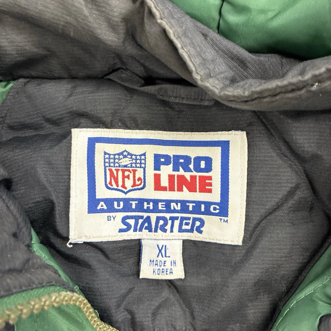 Vintage Green Bay Packers Starter Puffer Jacket Size XL NFL