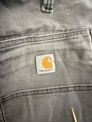 Carhartt Carpenter Double Knee Work Pants Size 32 X 30 Gray