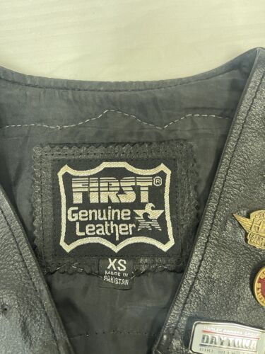 First genuine Leather Vest shops