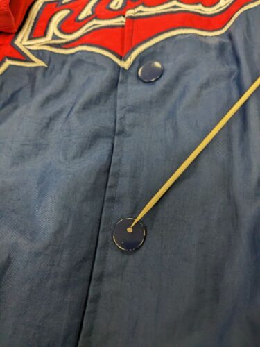 Vintage good 90s Clevland Indians Starter Jacket Sz Large Bamboo Rack