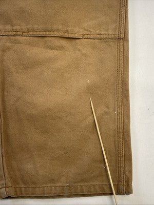 Dickies Canvas Carpenter Double Knee Work Pants Size XL Brown