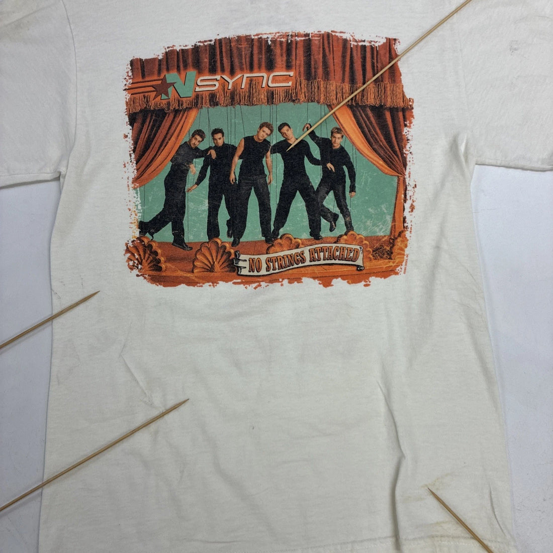 Vintage NSync No Strings Attached Tour T-Shirt Size Small