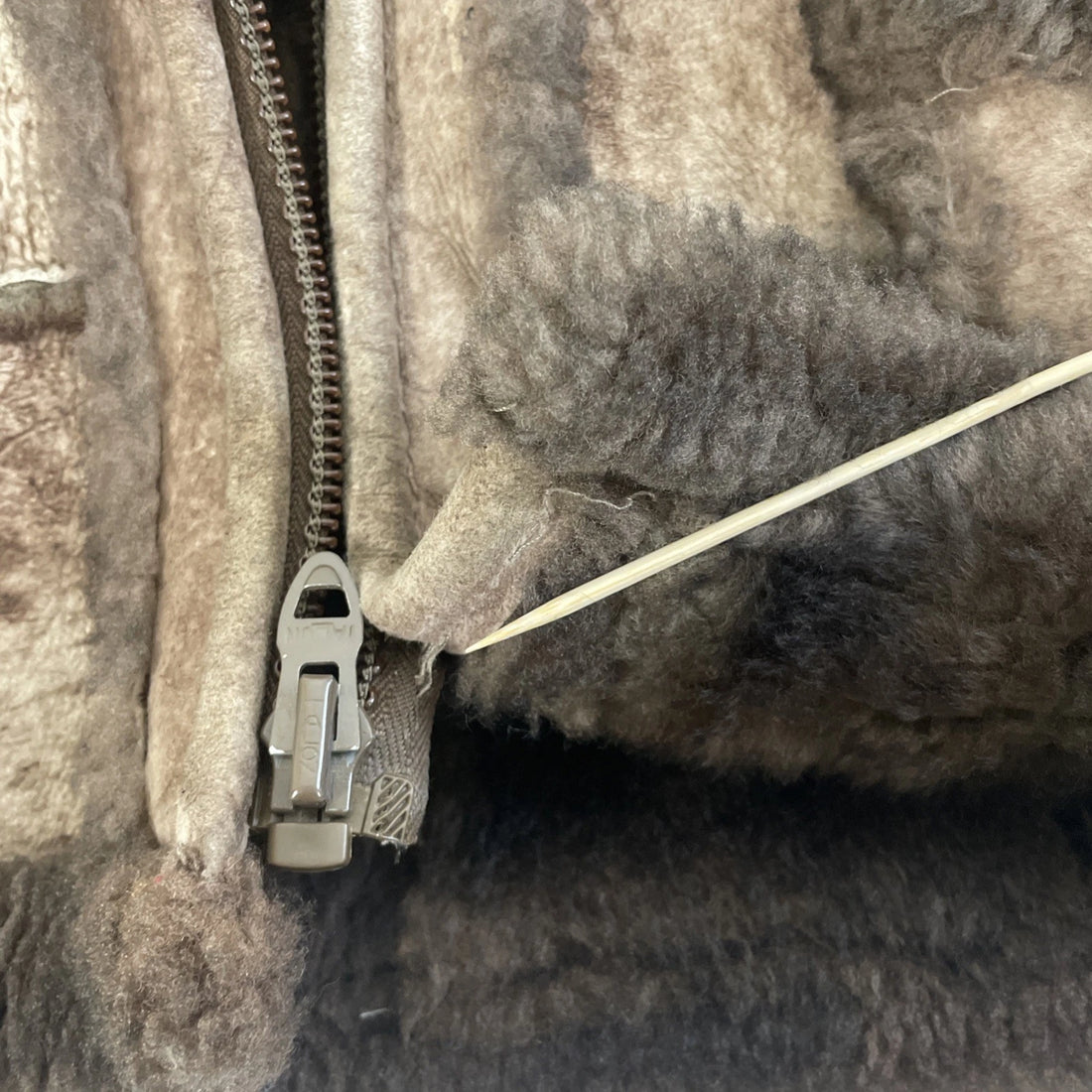 Ardney Suede Lamb Shearling Jacket Size 40