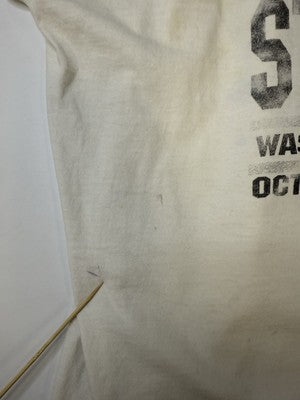Vintage Million Family March T-Shirt Size XL Activism Paint Splatter 2000