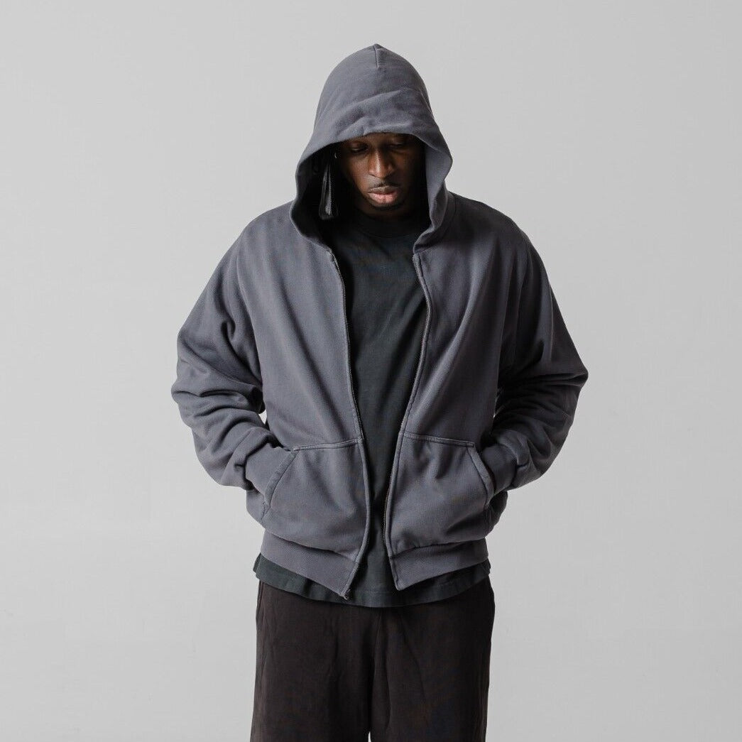 Yeezy Gap Unreleased Season Full Zip Sweatshirt Hoodie Dark Gray –  Throwback Vault