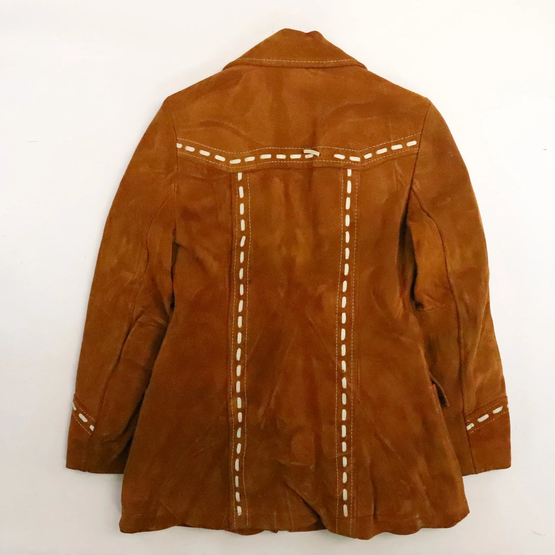 Vintage Ms. Pioneer Leather Suede Coat Jacket Womens Size 10 Western