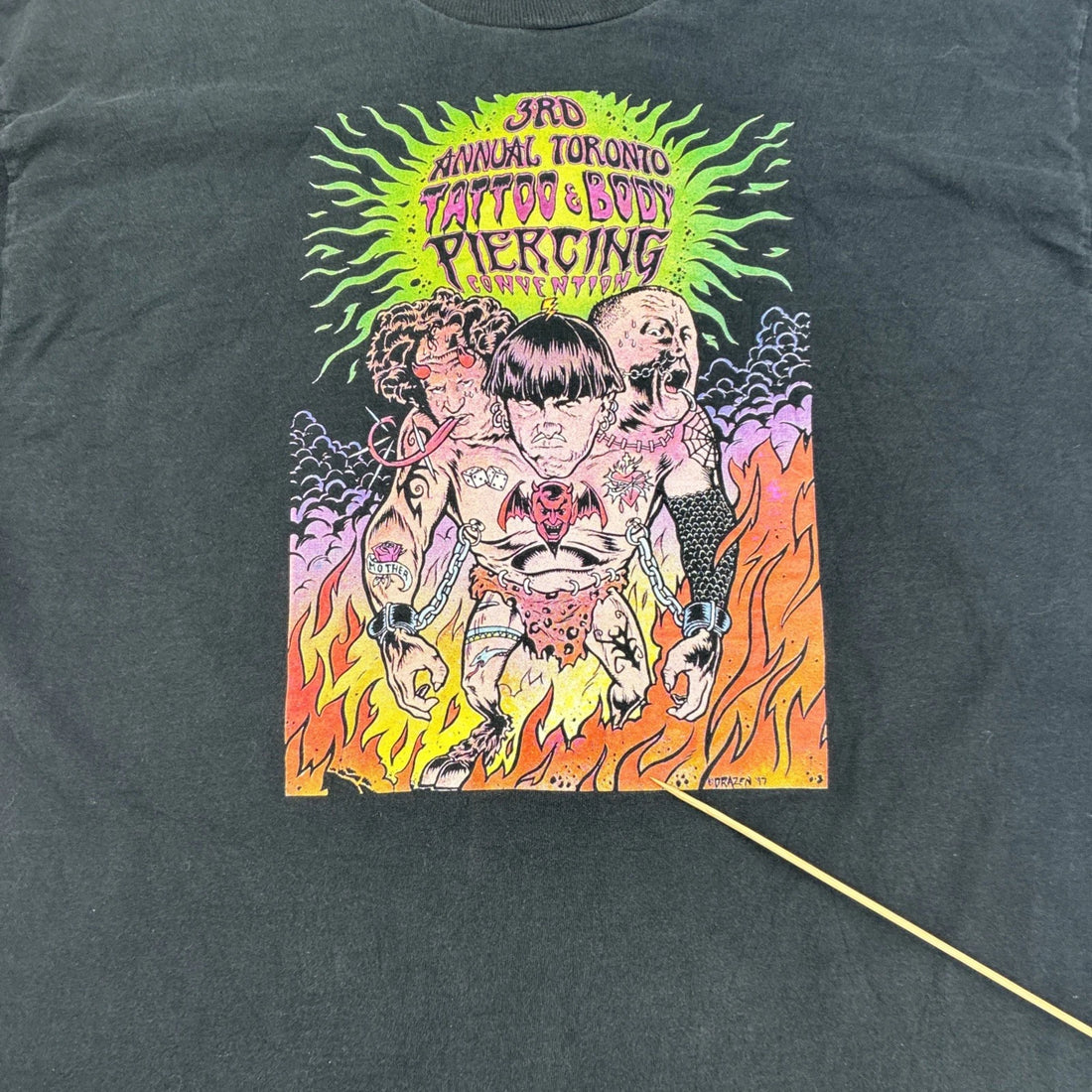 Vintage Toronto Body Piercing Convention Long Sleeve T-Shirt XL 1997