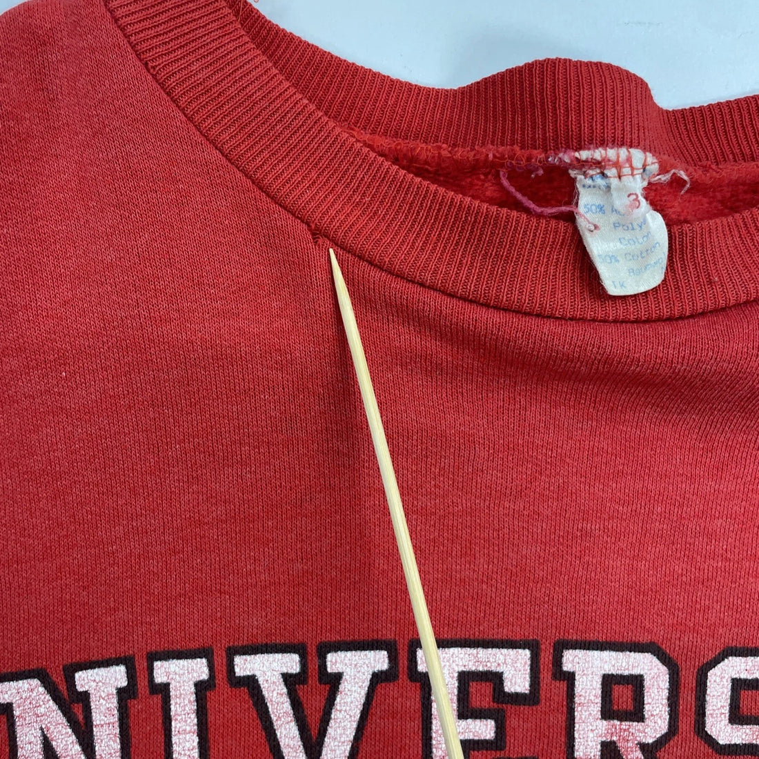 Vintage Paris University Crewneck Sweatshirt Size 3