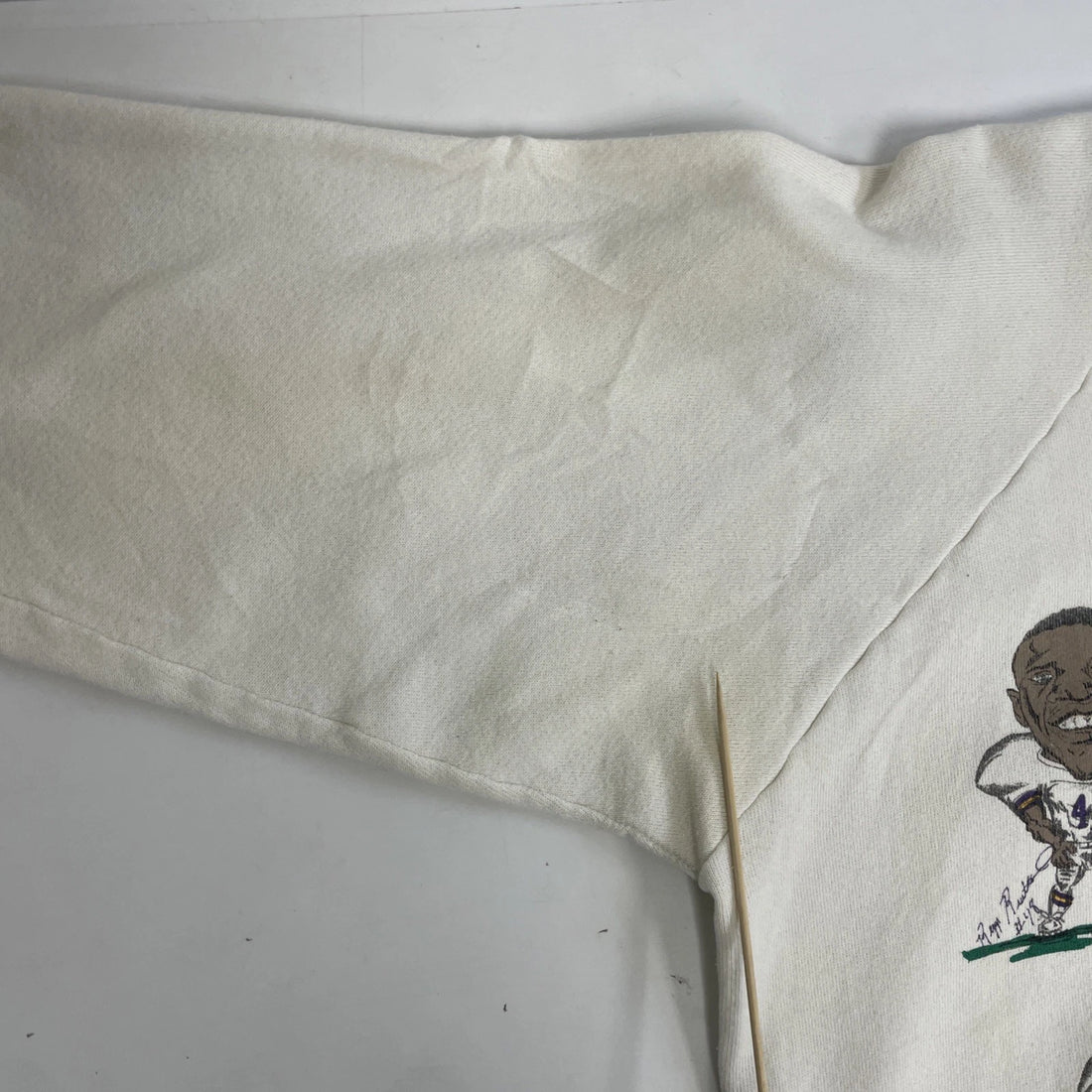 Vintage Minnesota Vikings Department Defense Caricature Sweatshirt XL 90s NFL
