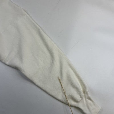 Vintage Blank Champion Reverse Weave Sweatshirt Size Large White 90s