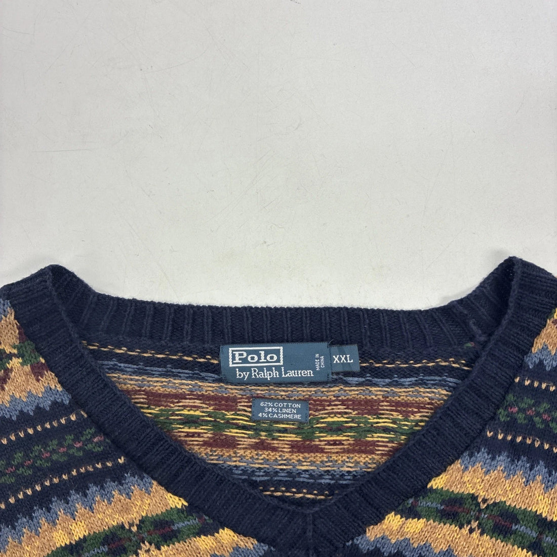 Vintage Polo Ralph Lauren Cashmere Sweater Size 2XL