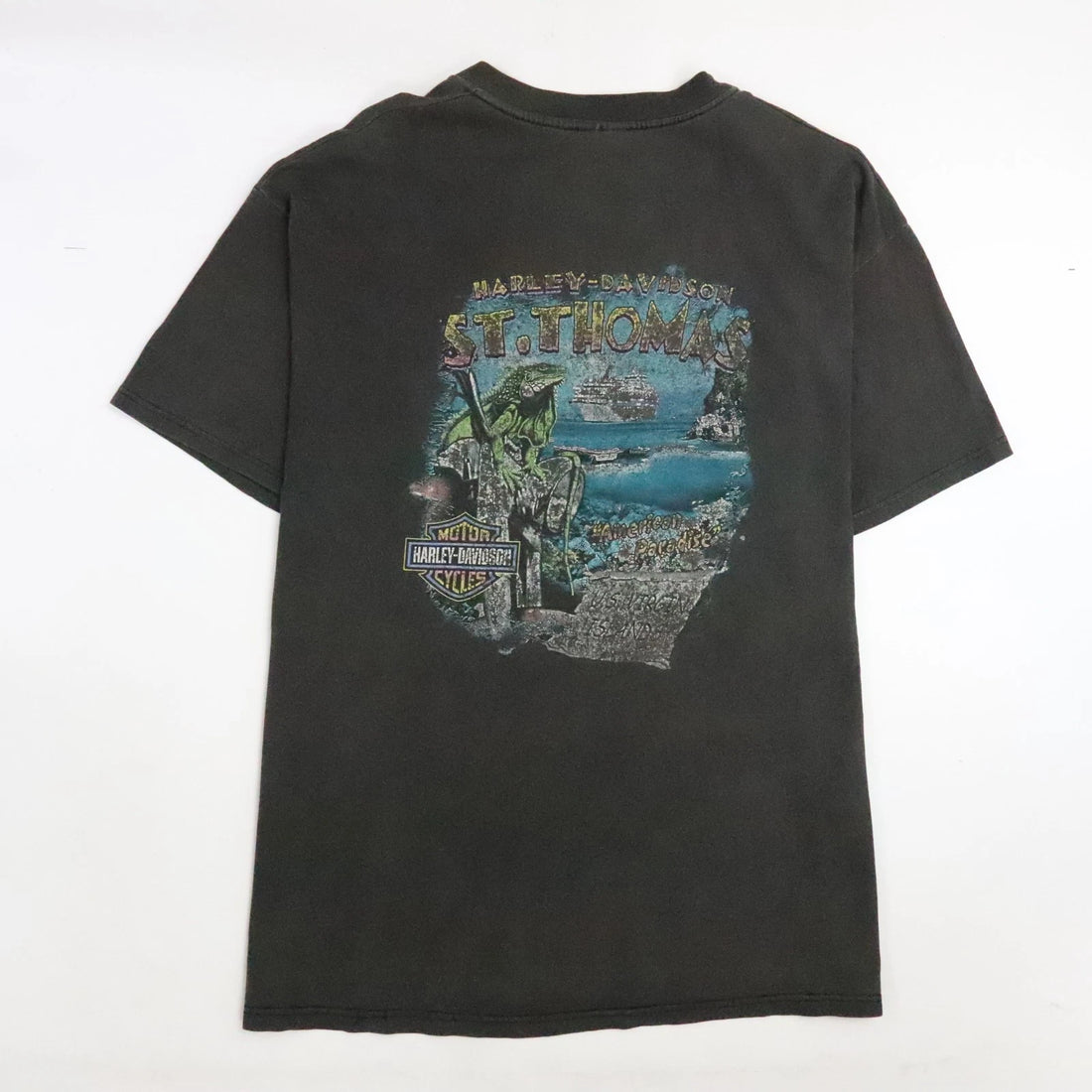 Vintage Harley Davidson Motorcycles Ridin Out The Storm T-Shirt XL 1998 90s