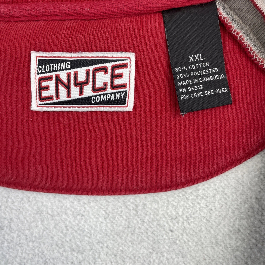 Vintage Enyce Full Zip Sweatshirt Hoodie Size 2XL Y2K