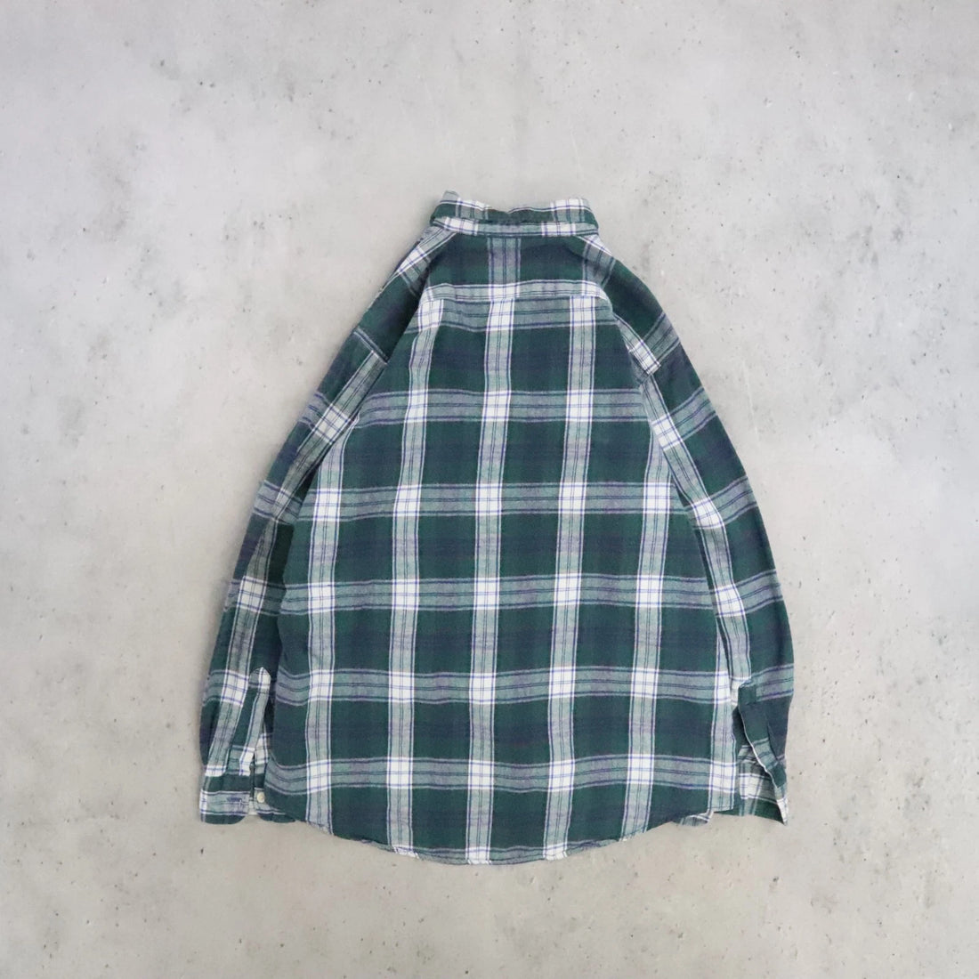 Vintage L.L. Bean Flannel Button Up Shirt Size Large Plaid
