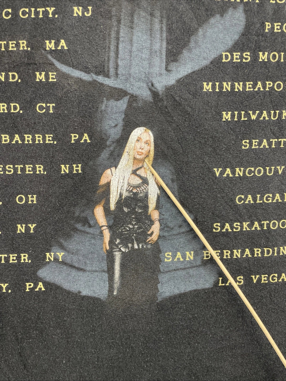 Vintage Cher Living Proof Farewell Tour T-Shirt Size 2XL 2003