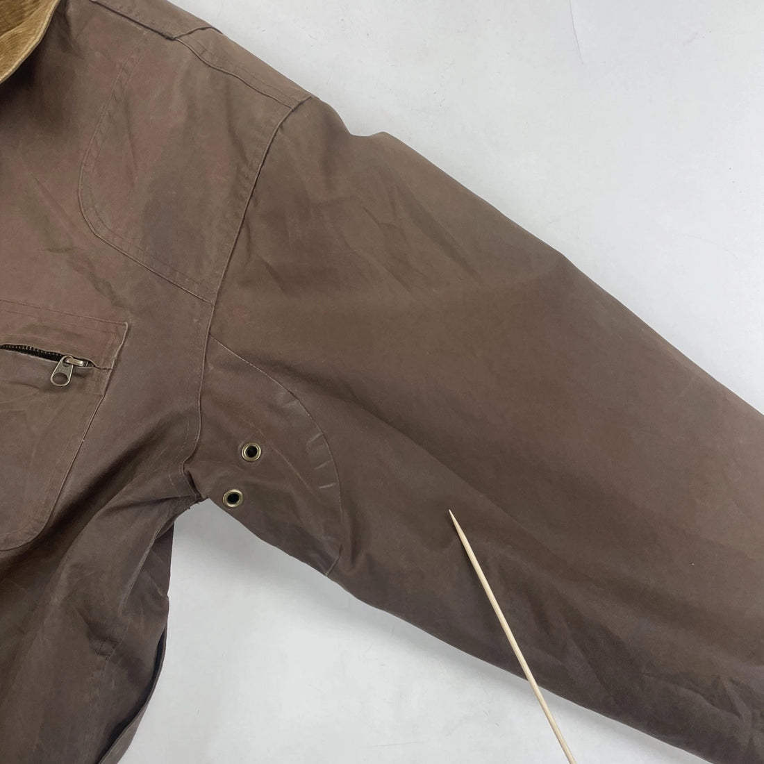 L.L. Bean Waxed Barn Chore Coat Work Jacket Size Large Brown