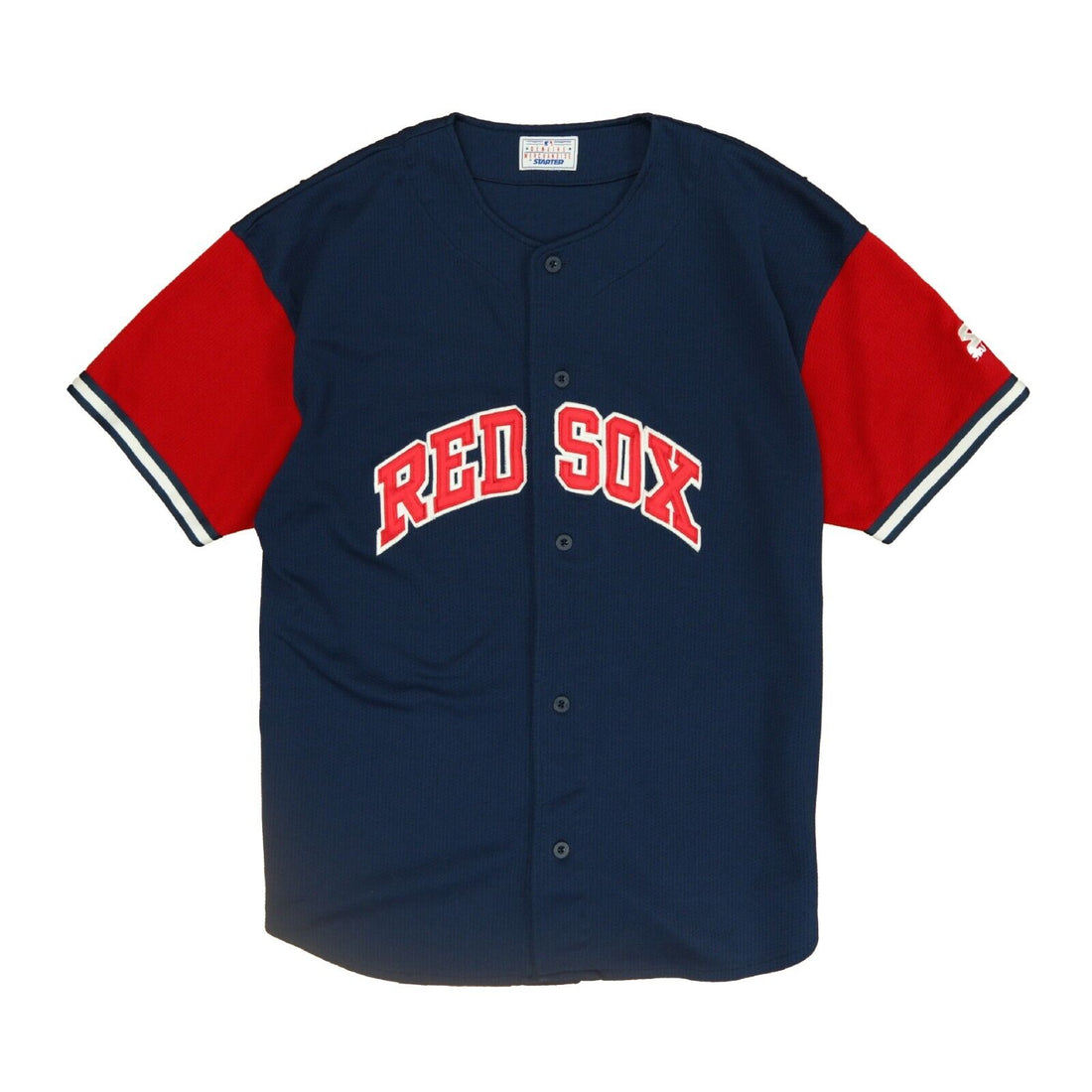 Vintage Boston Red Sox Starter Baseball Jersey Size 2XL Blue 90s MLB –  Throwback Vault