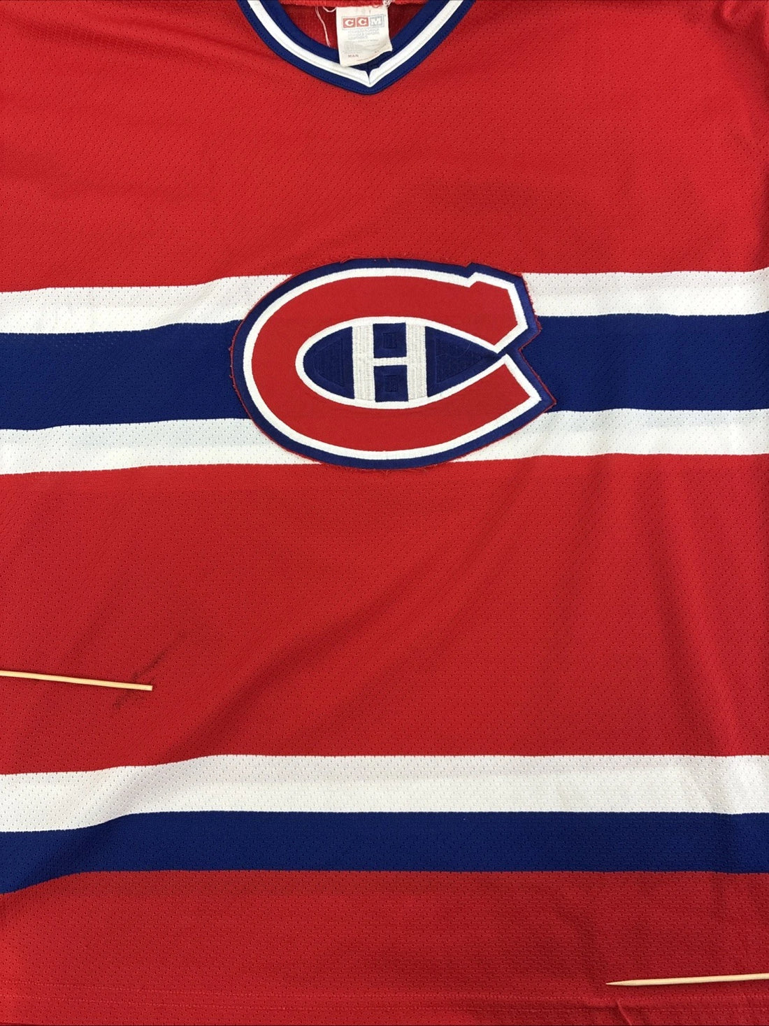 Vintage Montreal Canadiens CCM Hockey Jersey Size XL NHL