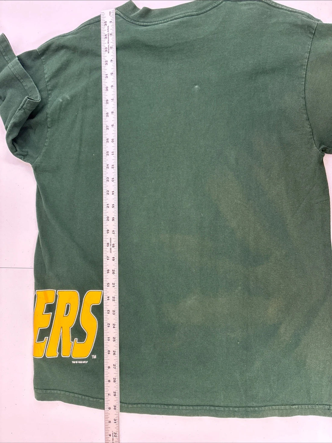 Vintage Green Bay Packers T-Shirt Size XL Wrap Around 1995 90s NFL