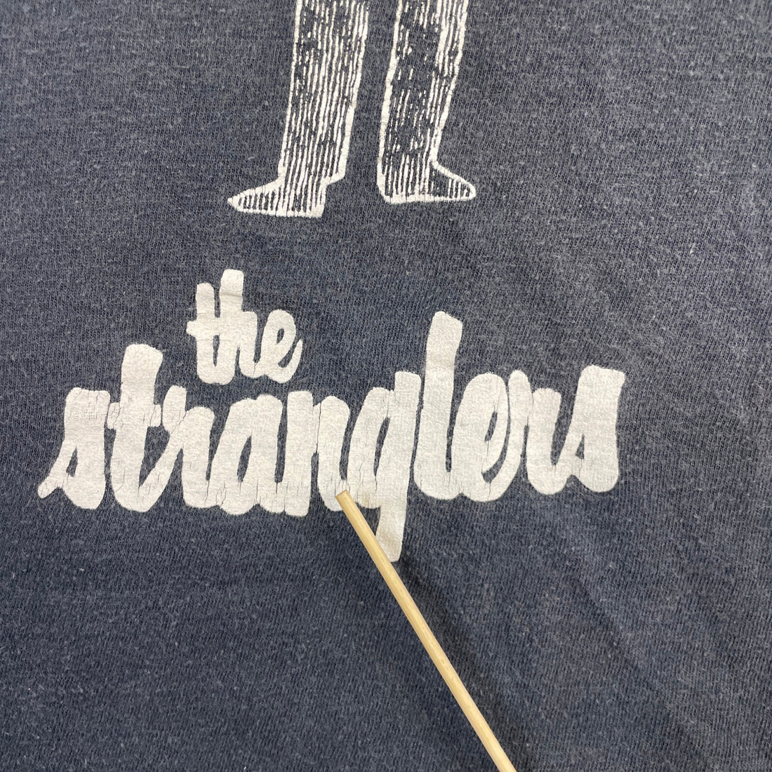 Vintage Men In Black The Stranglers T-Shirt Size Large 80s
