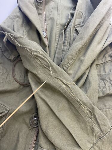 Vintage Confection Frontenac Combat Coat OG 107 Military Coat Jacket Small 70s