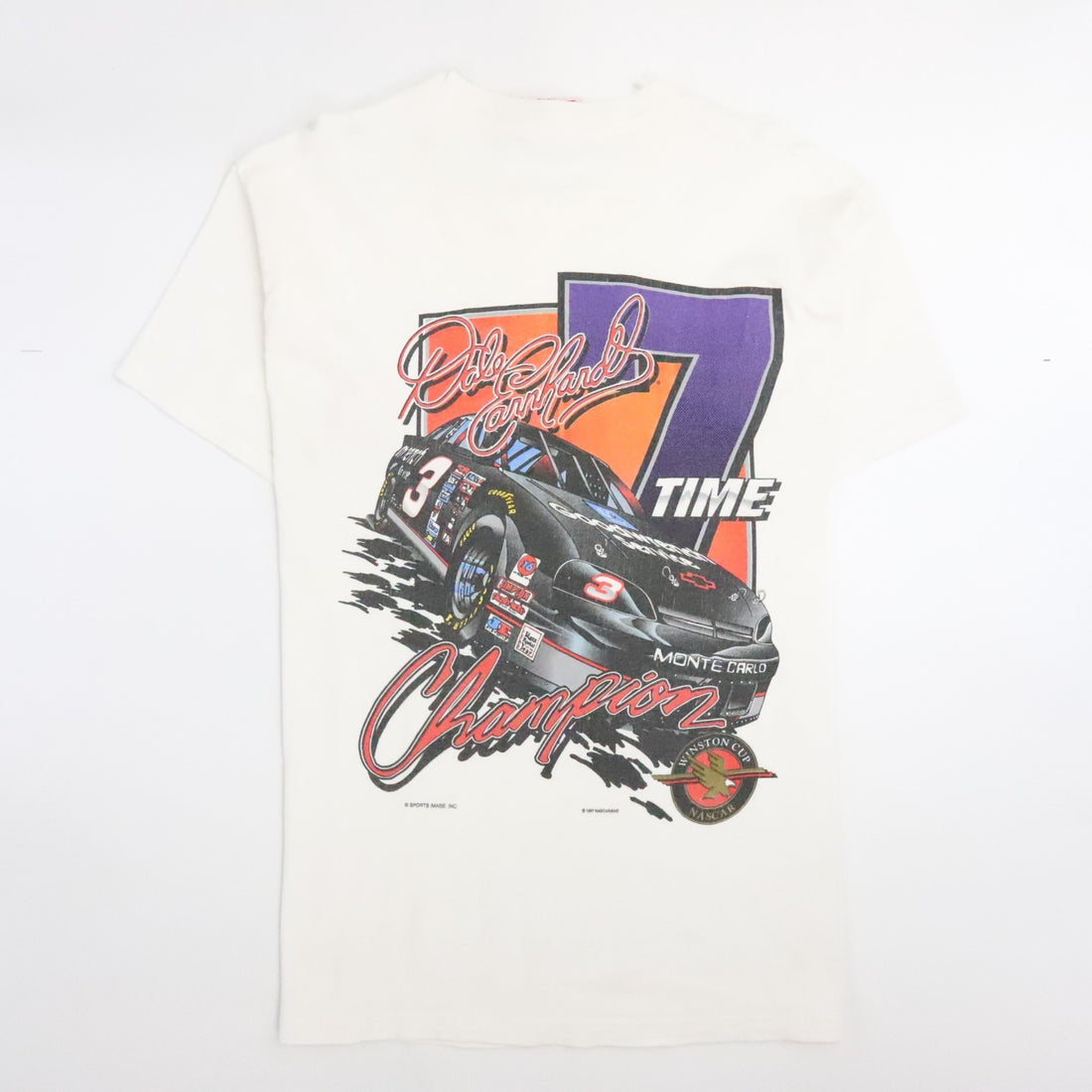 Vintage Dale Earnhardt 7 Time Champion T-Shirt Size Large 1997 90s NASCAR