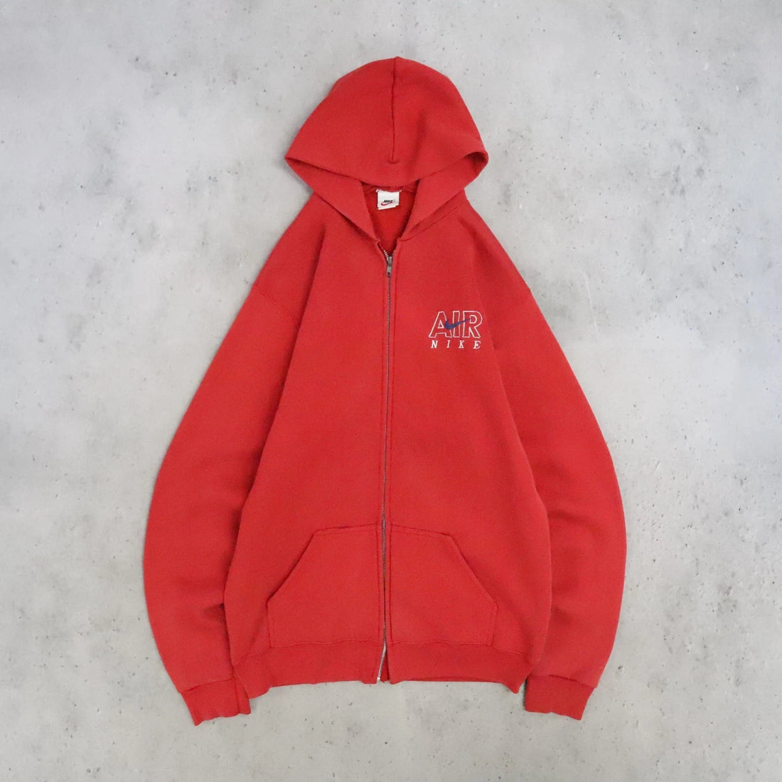 Nike Air Full Zip Sweatshirt Hoodie Size Large Tall Vintage
