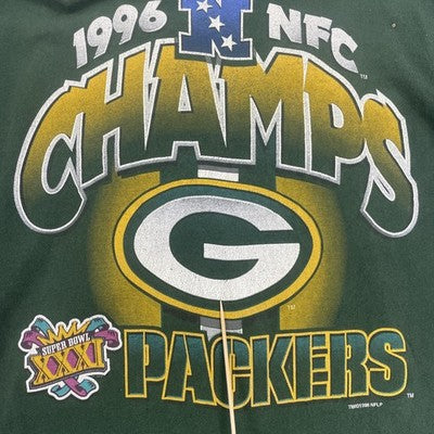 Vintage Green Bay Packers Super Bowl XXXI T-Shirt Size Large NFL