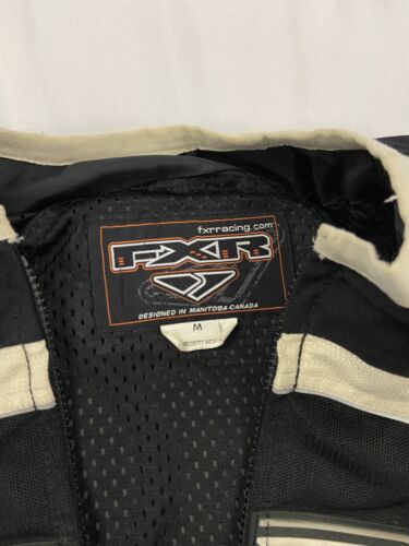 Vintage FXR FXstar Racing Jacket Size Medium Black Snowmobile