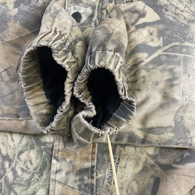 Vintage Mad Dog Advantage Timber Camo Bomber Jacket Size XL
