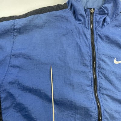 Vintage Nike Windbreaker Light Jacket Size Large Blue